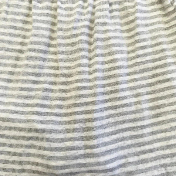 POL• Gray and White Stripped Wool Blend Tank Top Size Small - Picture 7 of 9